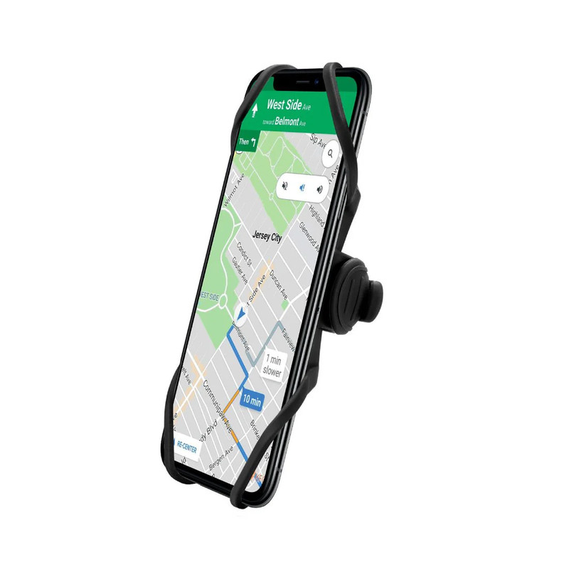 Celly Swipebike Stem Smartphone Holder for Bike - Black - شاحن